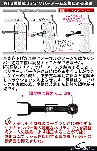 Amazon | KTS リアキャンバー調整アーム オデッセイ RB1/RB2/RB3/RB4