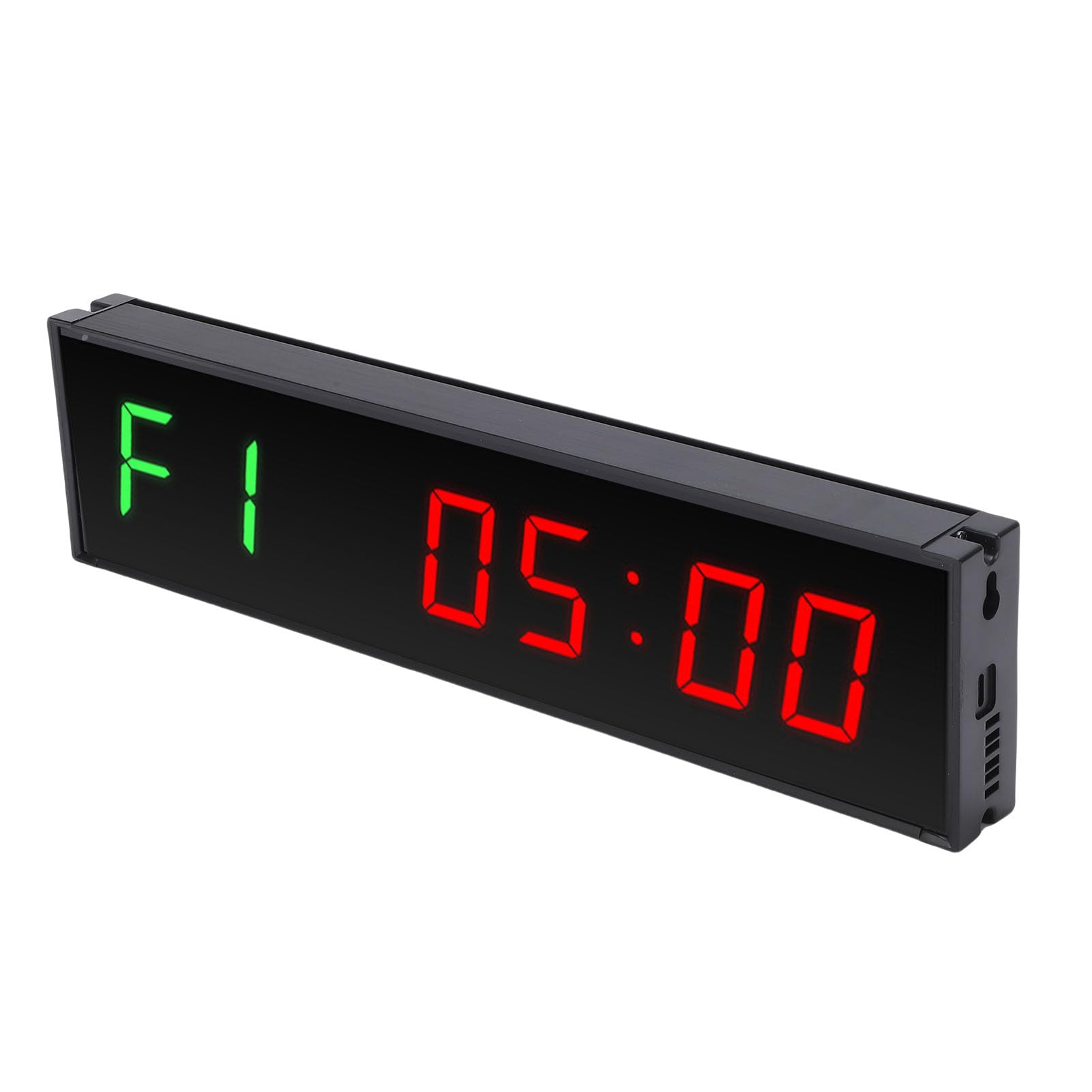 Changor Minuterie de Gym 1,5" 6 Modes Télécommande LED de Type C pour