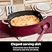Ninja Foodi Possible Cooker PRO 8.5Qt Multicooker 8 in 1 Slow Cooker, Dutch Oven, Steam Bake Roast Sear Sauté Bread Maker Warmer, Glass Lid, Integrated Spoon, Nonstick, Cherry (MC1000)