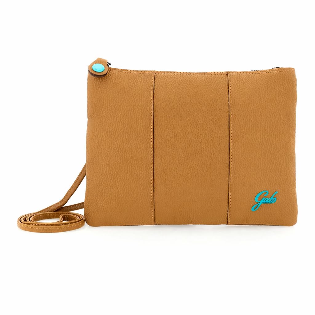 Gabs Sac Pochette d'exception en cuir bull basic et daim fin, artisanat Beyonce S - 4