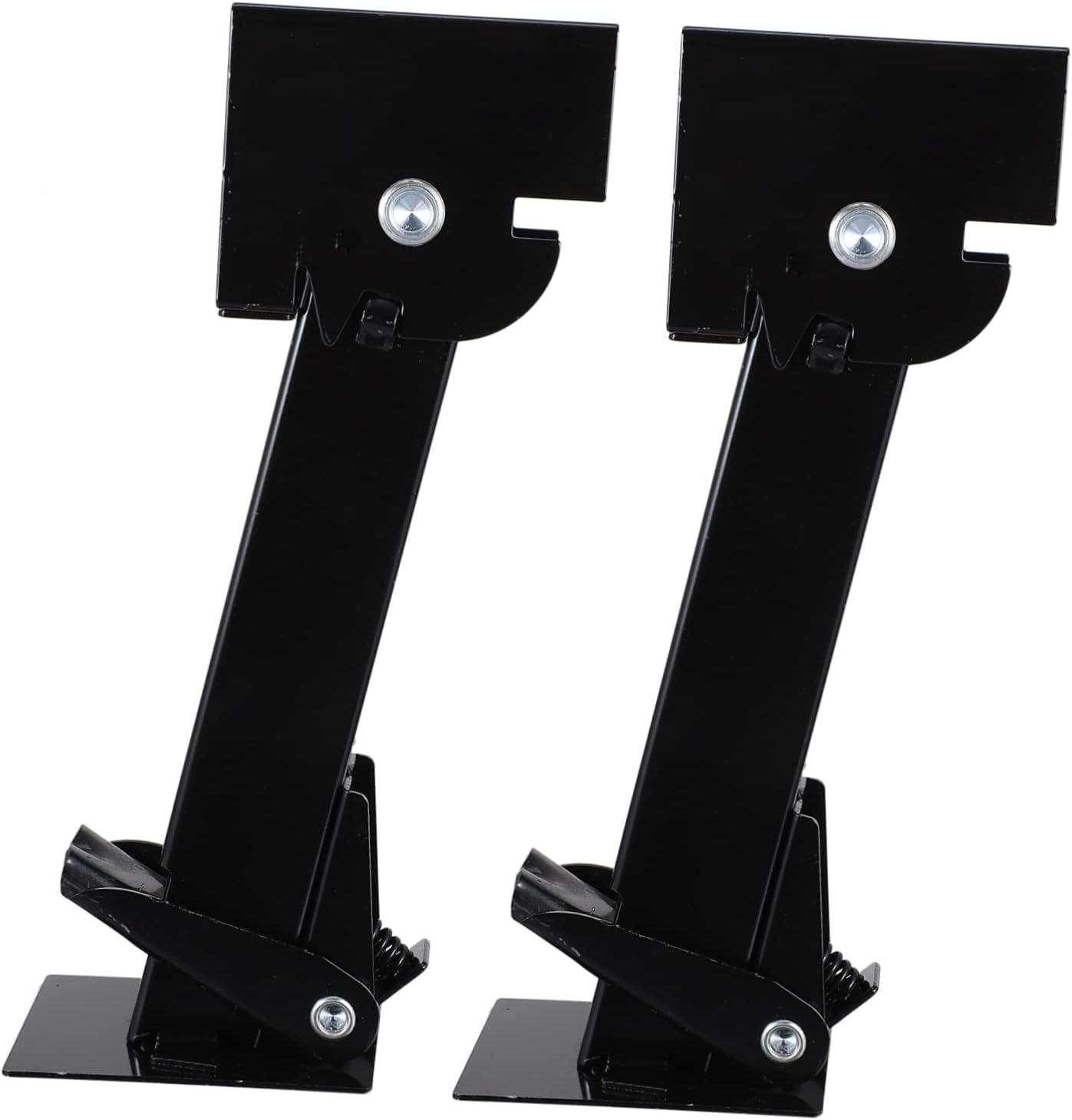 Zerodeko 2Pcs Heavy Duty Trailer Support Stabilizer Jack Repair Tool for Outdoor Use Black