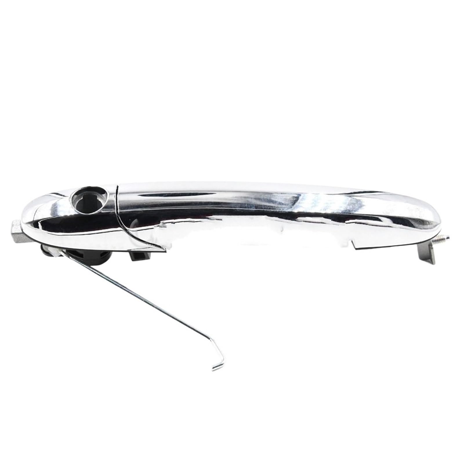 Hguvsjd Lhd Left With Hole Car Exterior Door Handles For Fiat 500 2007-2020 Outer Door Handle With Chrome Lhd 735592014 735592024 Rhd 735592026 735592012(Lhd Left With Hole)