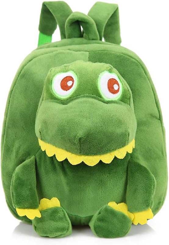 Image of Frantic Soft Cartoon Design Animal Velvet Plush School Backpack Bag For 2 To 5 Years Boys Girls Nursery Preschool Picnic Carry Travelling Bags (2-5 Years)