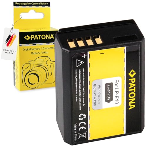 Batterie LP-E10 Double Charge Durable pour Éviter la Panne sur Canon EOS 4000D - 2