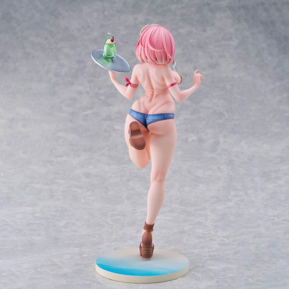 Figura de acción de camarero de verano de anime, figura coleccionable de