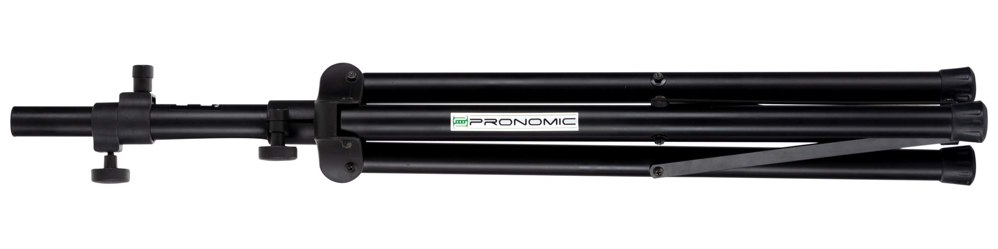 Pronomic SPS-2A Supporti per Casse in Alluminio con Spina di Bloccaggio Set | Struttura stabile a treppiede extra larga, Rinforzi aggiuntivi, Gambe lunghe 68 cm per una base stabile, Peso: 3, 5 cm