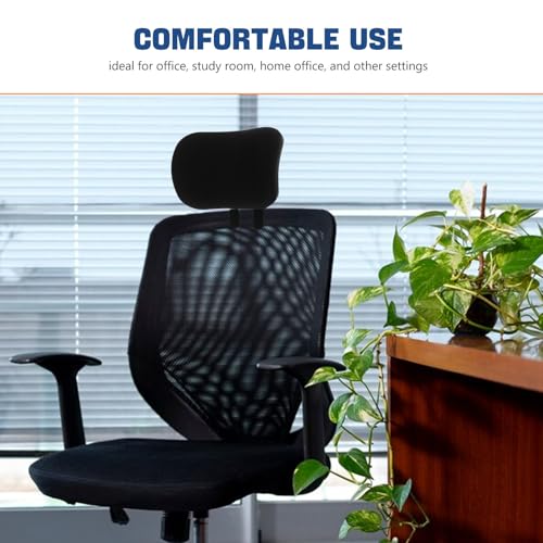 Coussin cervical chaise de bureau appui-tête réglable plastique noir - 8