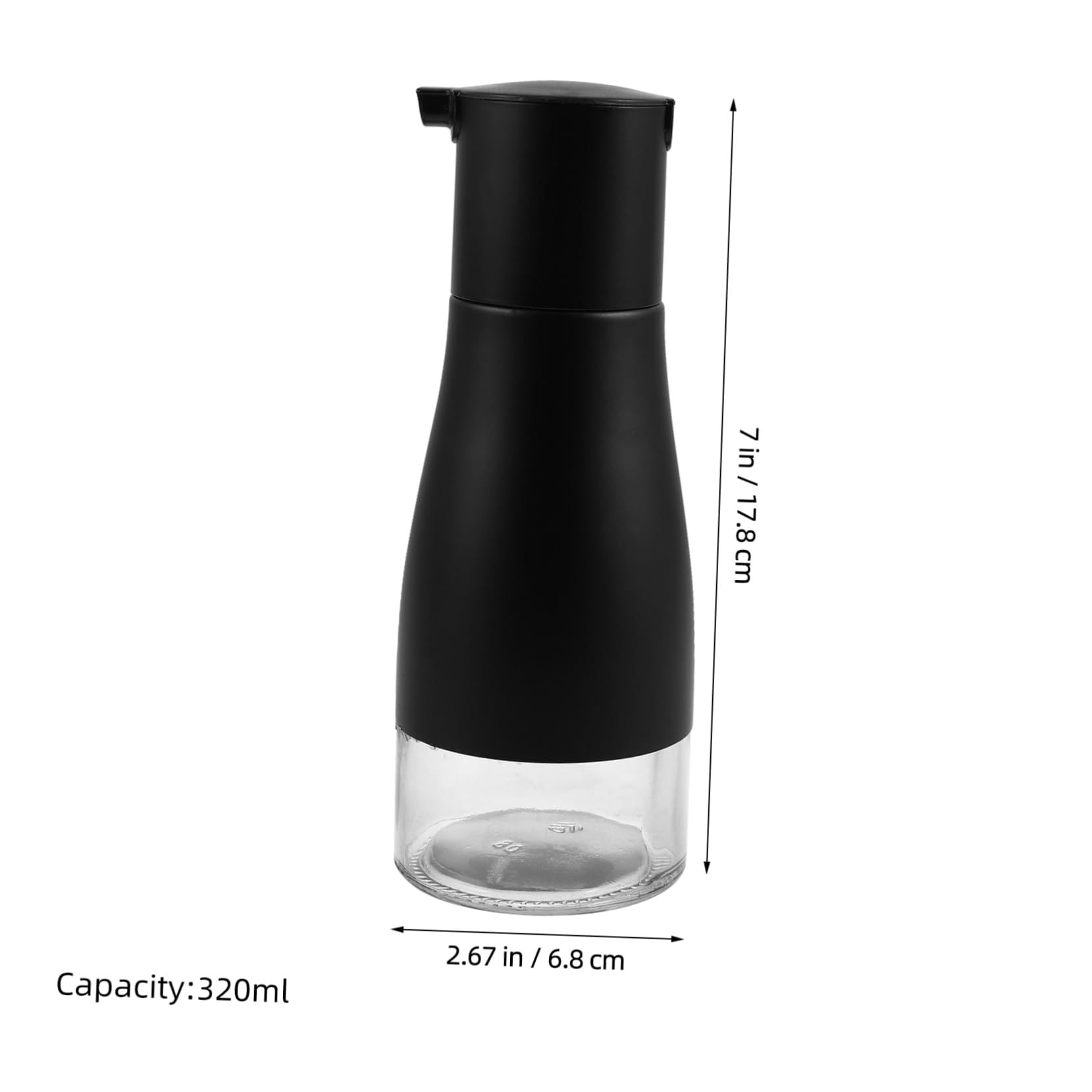 2 Pezzi Bottiglie per Olio e Condimenti da Dispenser Antigoccia per Cucina per Olio e Salsa Design e Facile