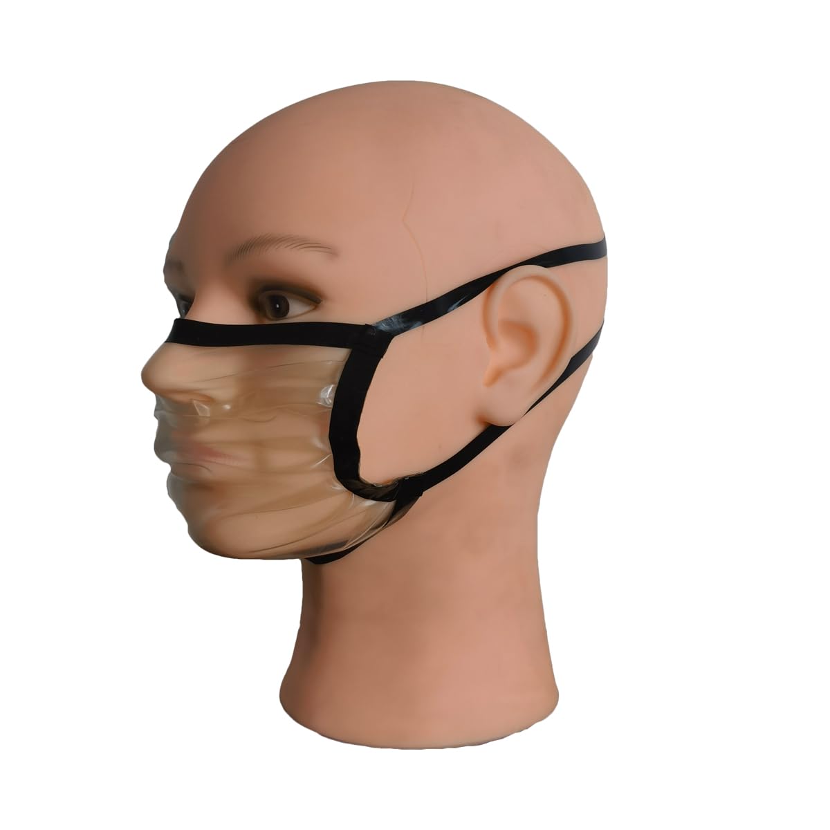 Masque en latex pour hommes Masque BDSM Caoutchouc Masque de bondage en latex pour sexe Fétiche SM Sextoy extrême pour couples
