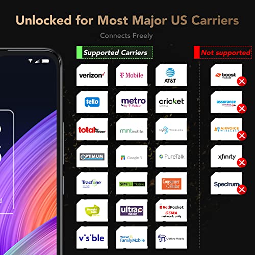 Tcl 30Xl |2022| Unlocked Cell Phone, 6.82 Inch Vast Display, 5000Mah Battery, Android 12 Smartphone, 50Mp Rear+13Mp Front Camera, 6Gb Ram + 64Gb Rom, Us Version, Dual Speaker, Night Mist (No 5G) #TOP5