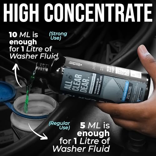 Image of CAR101 Windshield Washer Fluid - 300ML (Pack Of 2) | Car Windshield Cleaner Liquid In Concentrate Form |5mL Enough For 1L Tank |Active Carbon Technology| Powerfull Cleaning - Streak-Free & Glare-Free