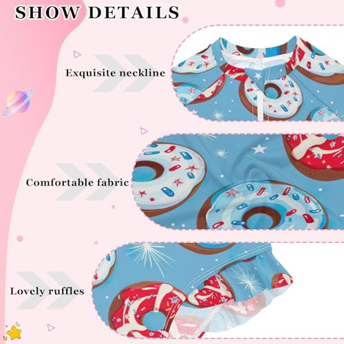 Toddler Girls One Piece Swimsuit Rash Guard Sun Protection Long Sleeve Girls' Swimwear Bathing Suit for Kids4