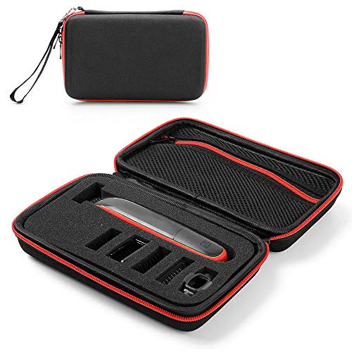 Capa resistente para OneBlade QP2520 90 70 Estojo de Viagem Protetora Bolsa Armazenamento com Esponja Detachável Malha C
