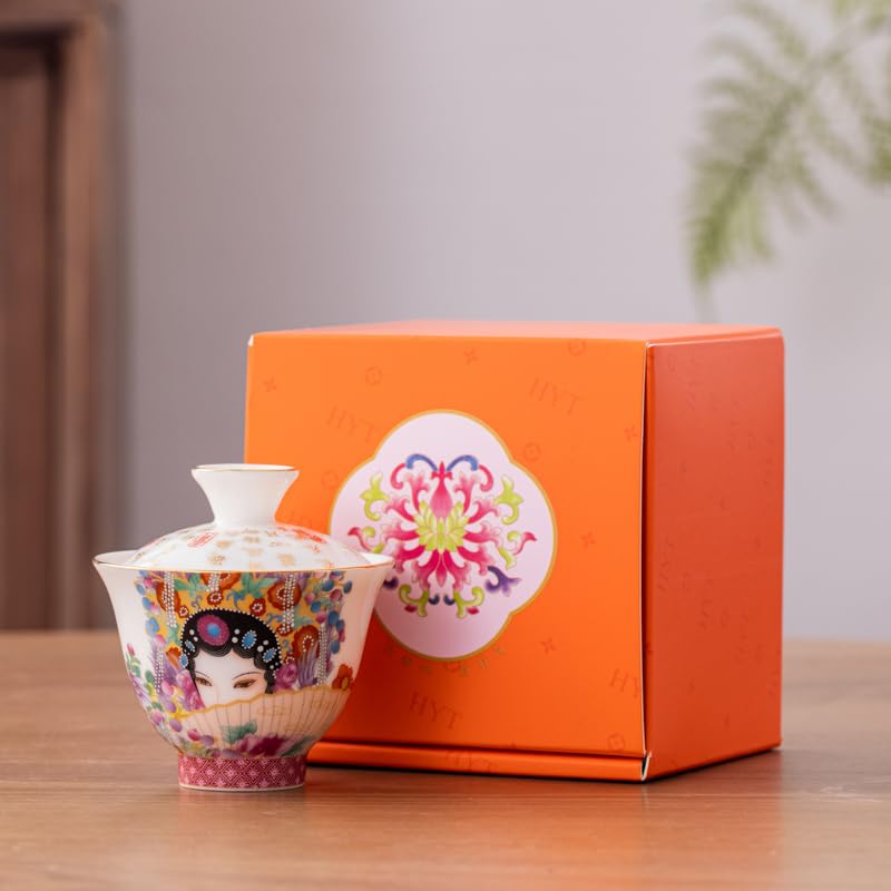 Service à thé Kung Fu compact avec couvercle émaillé pour vos pauses bien-être au bureau
