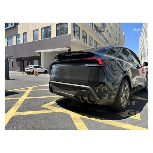 Diffuseur de pare-chocs arrière pour Tesla modèle Y 2025 style carbone mat