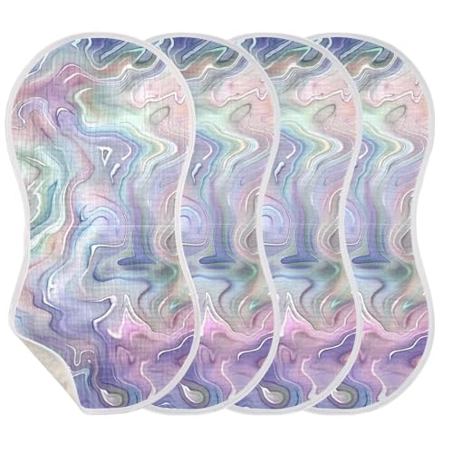 Baby Burp Cloths, Soft Absorbent Burping Cloths for Babies, Cotton Milk Spit Up Rags, Large Size for Newborns, Baby Boys and Girls (Tie Dye)3