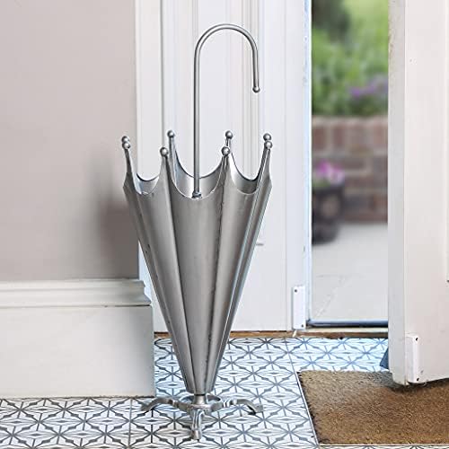 Metal Distressed Decorative Indoor Hallway Umbrella Stand Recycled Iron Umbrella Holder - H68cm (B794)