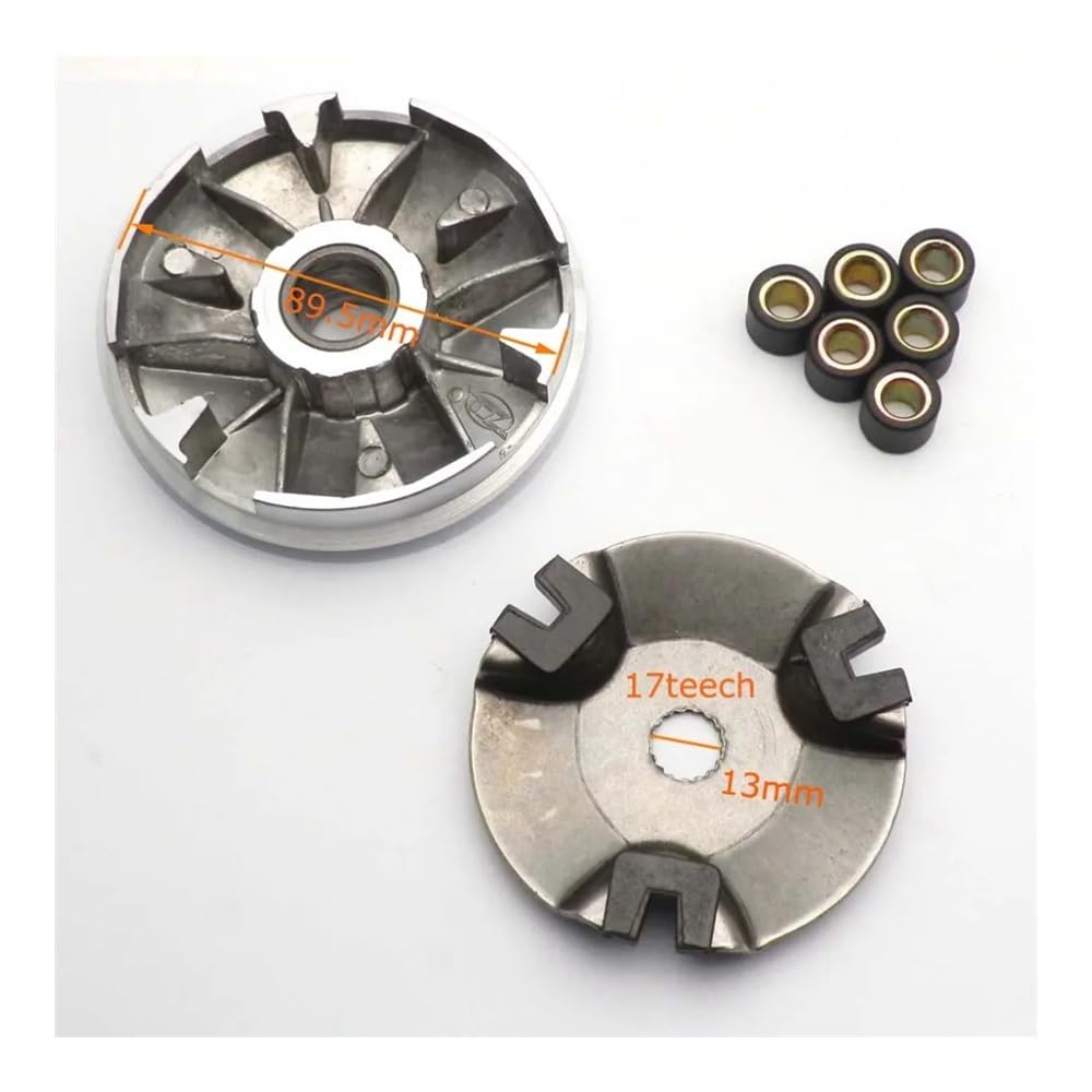 Piezas de reparación Ventilador de Rodillos del variador 1E40QMB de 50 CC, Compatible con Piezas de Motor de Motocicleta y Scooter de 50 18 mm