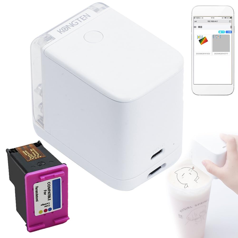 Imprimante alimentaire portable pour réussir facilement la décoration de gâteaux et de biscuits