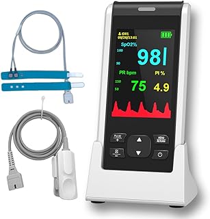 Pulse Oximeter-HOLFENRY Handheld Pulse Oximeter for Baby&Adult,Infant Pulse Oximeter Fingertip Rechargeable with Overnight...