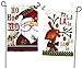 Evergreen Vintage Santa Double Sided Suede Garden Flag, 12.5 x 18 inches