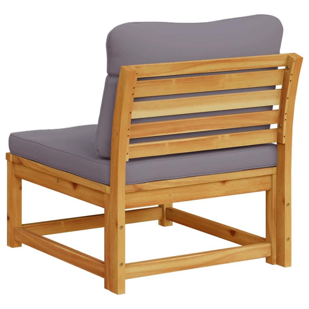 Sofa ogrodowa z poduszką, lite drewno akacjowe