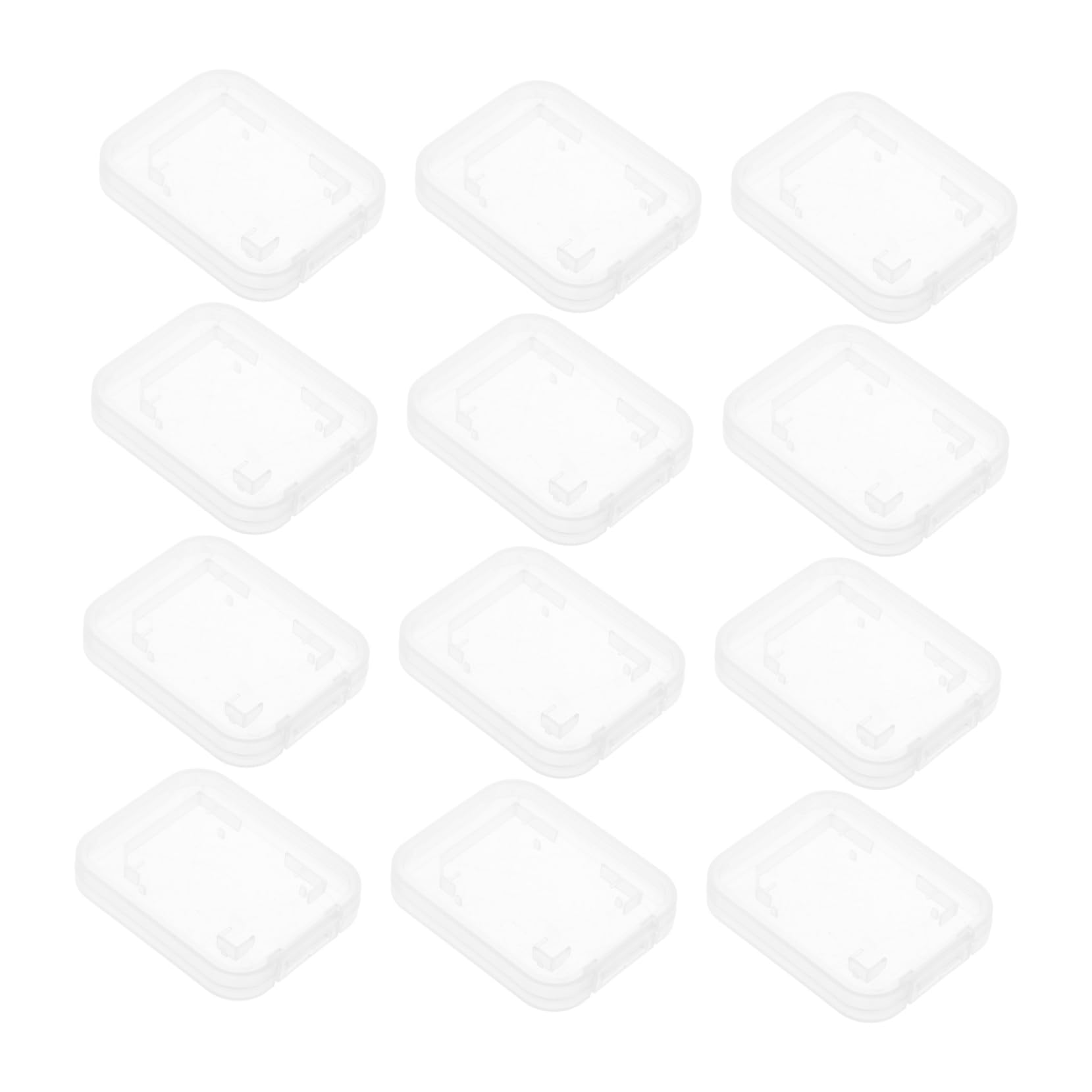 Generic 20pcs Memory Card Case Holder Compact Organizer for Sdxc Cards Lightweight Sturdy Design for Travel