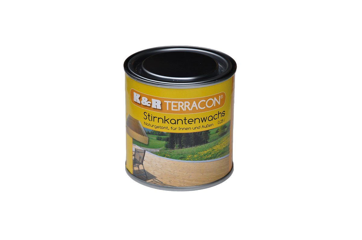 Easy Connect K&R Terracon Stirnkantenwachs, 250ml für Holzoberflächen mit | glänzendem Finish