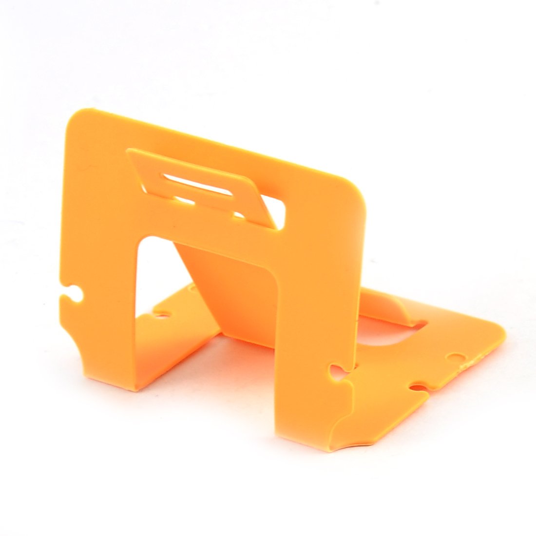 Qtqgoitem Plastic Rectangle MP4 Cell Phone Foldable Stand Holder 5pcs Yellow (model: d2f 42c 9f4 e56 e6b)