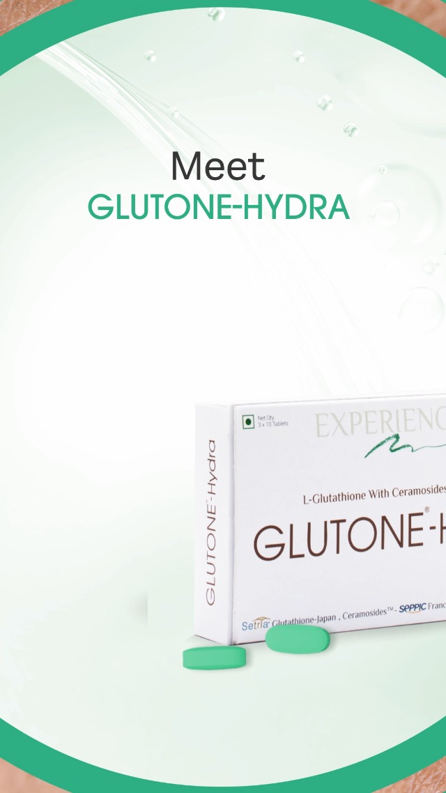 hydra glutathione Glutone-Hydra | Setria Glutathione with Ceramosides Tablets for Dry Skin |  For Glowing Hydrated Skin main image 0