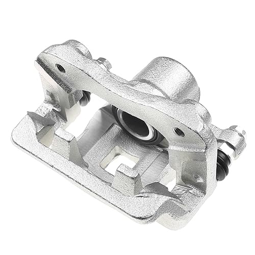 Image of Detroit Axle - Rear Left Brake Caliper for 2004 2005 2006 Kia Amanti Disc | Brake Caliper w /Bracket Replacement Driver Side Assembly