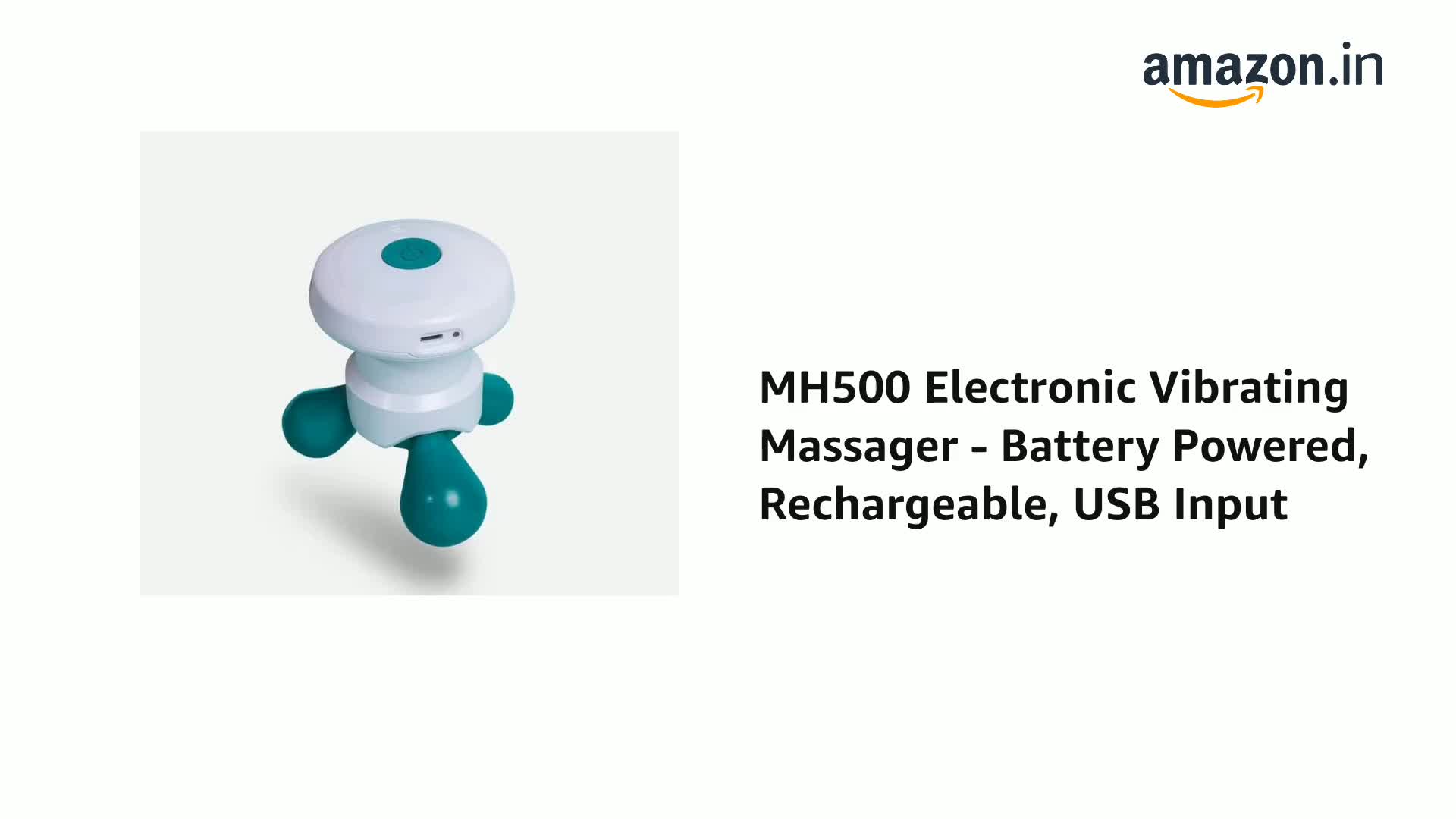 Watch MH500 Electronic Vibrating Massager - Battery Powered
