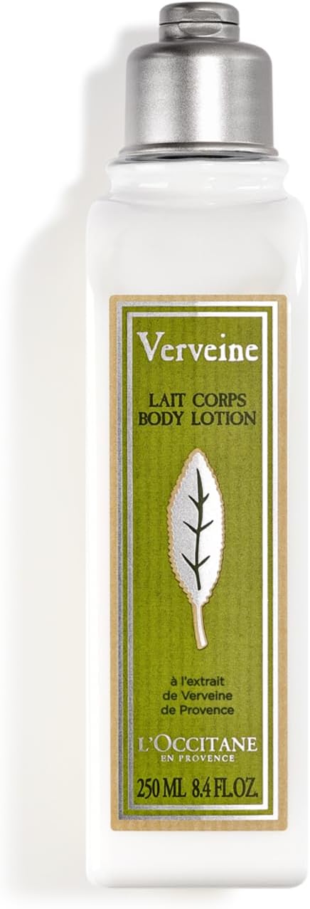 L'OCCITANE Verbena Body Lotion: Refreshing Lemon Scent, Softening, Moisturizing, Shea Butter & Organic Verbena Leaf Extract, Vegan