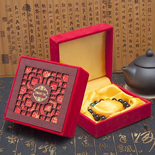 Smart Dk Feng Shui Obsidian Five-Element Wealth Porsperity 14Mm Bracelet, Attract Wealth And Good Luck, Deluxe Gift Box Included (Black (Obsidian)) #TOP5