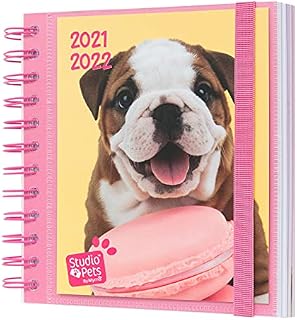 Official Studio Pets Dogs Academic Diary 2021-2022 Day To Page - 11 Months Mid Year Diary August 2021 - June 2022
