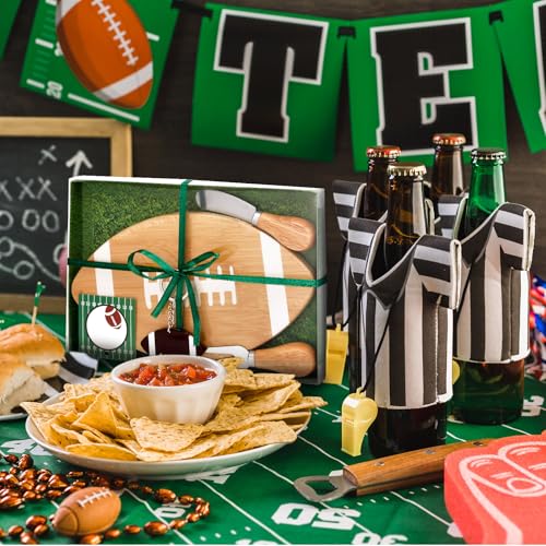Set Tabla De Cortar En Forma De Futbol Con Cuchillos miniatura 5