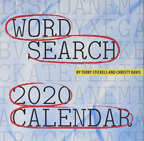 2020 Word Search Daily Desktop Calendar