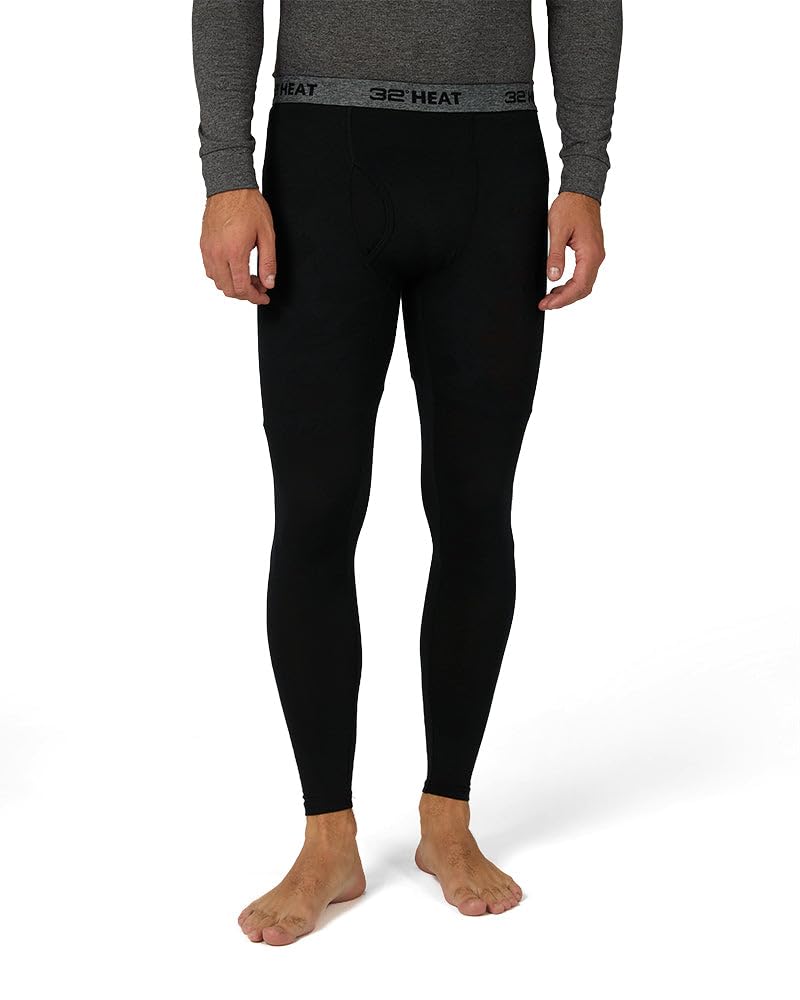 32 degrees Heat Men’s Thermal Baselayer Legging – Lightweight Long Johns Cold Weather Layering-picture-38
