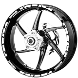 ✅ Kit completo per Ruote moto da 17 POLLICI (Nota Bene 17 POLLICI) Striscia adesiva per donare un tocco di sportività e originalità alla tua moto.