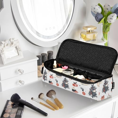 Bolsa organizadora para herramientas de cabello Candles Garland Sweets Marble, resistente al calor, para planchas, rizadores y accesorios, portátil miniatura 7