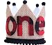 1st Birthday for Lumberjack Crown - Buffalo Plaid Burlap First Birthday Crown - Buffalo Check Plaid Party- Stiffened Burlap Crown Hat-Wild One (1st Birthday Lumberjack Crown)