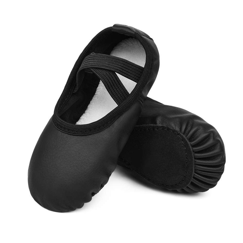 StelleGirls Ballet Shoes Boys Toddler Soft Leather Dance Slippers for Toddler/Little Kid/Big Kid