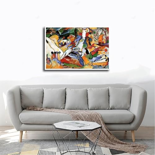 Tableau Kandinsky Study for Composition II pour salon moderne chic