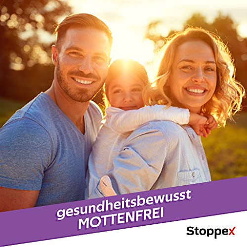 Stoppex® Parasit Mottenstopp- Spray gegen Motten, Lebensmittelmotten und Kleidermotten. Motten bekämpfen mit Sofortwirkung