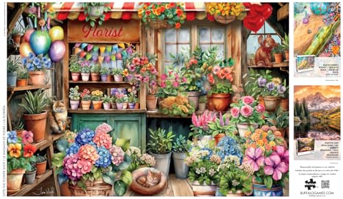 Buffalo Games - Kara Mohr – Collage de conservation – Puzzle de 2000 pièces pour adultes – Puzzle stimulant parfait pour les soirées de jeu – Taille finie : 38,50 x 26,50 cm