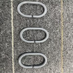 Amazon.com: Amazer Grey Shower Curtain Hooks Rings, 24 Pcs Plastic ...