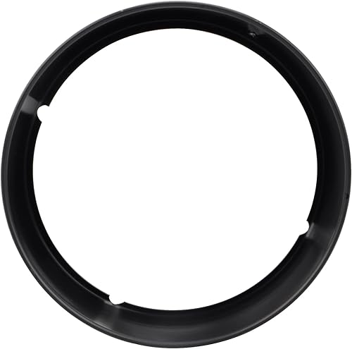 Miniatura 3 de 7 pulgadas de metal negro faro cabeza bisel faro adorno adorno anillo cubierta para Harley Touring Road King Electra Street Glide FLHT FLHR