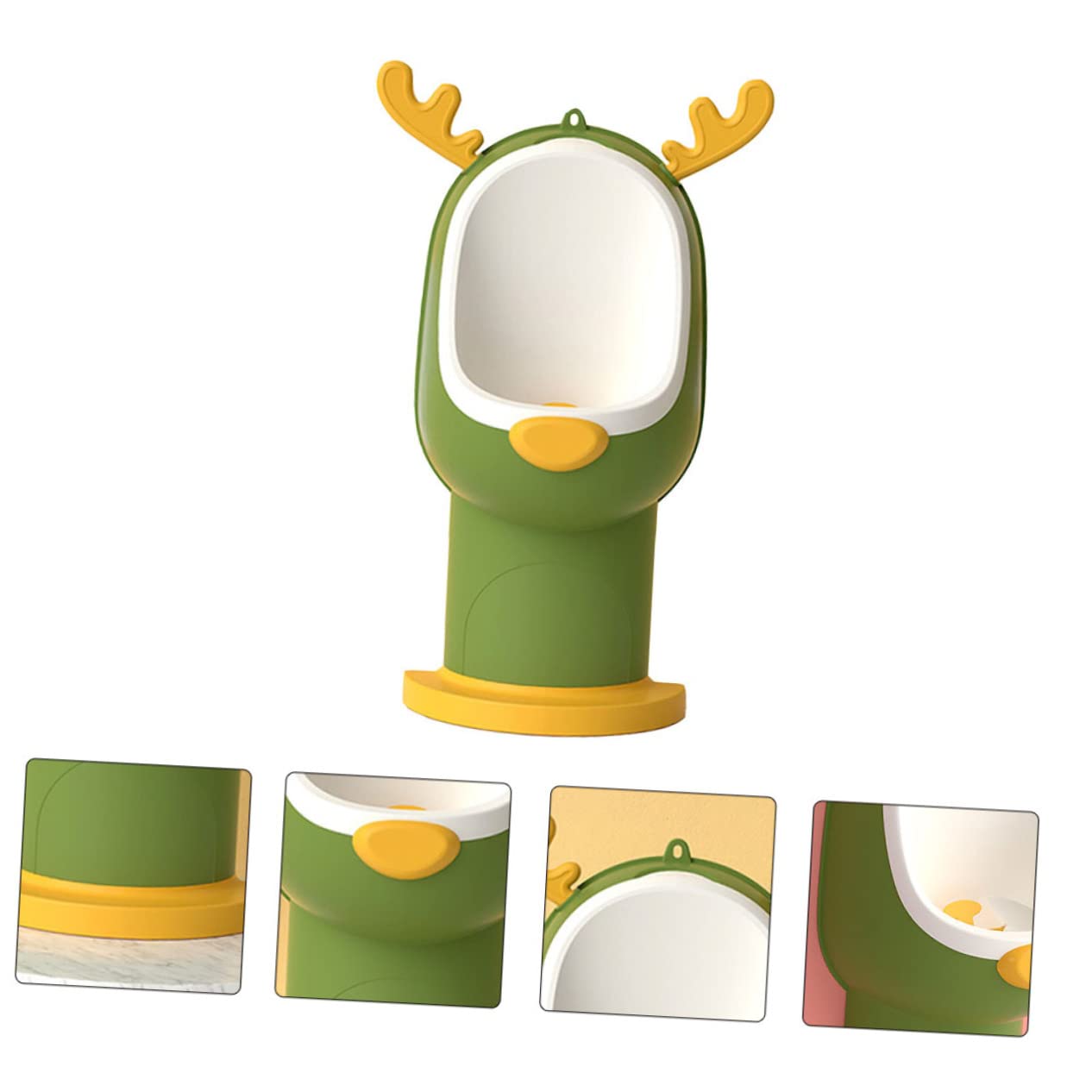 KESYOO Boy Training Urinal Pee Training Tool Cartoon Animal Design Portable Toddler Potty Wall-Hanging and Stand Options