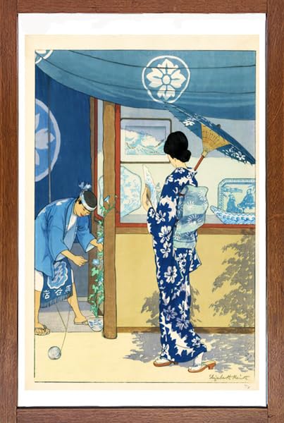 エリザベス・キース、【中国の太鼓橋】、希少な額装用画集より、美品 Yahoo!オークション - エリザベス・キース 【中国の太鼓橋