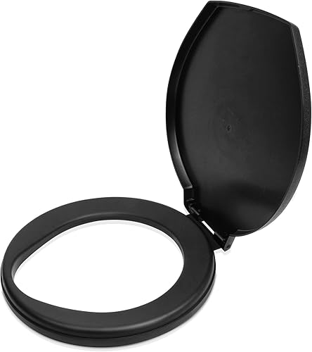 Asiento de inodoro portátil para cubo de 5 galones de emergencia, camping, al aire libre, a presión, funda de inodoro para adultos y niños